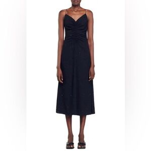 Elegant Black Midi Dress